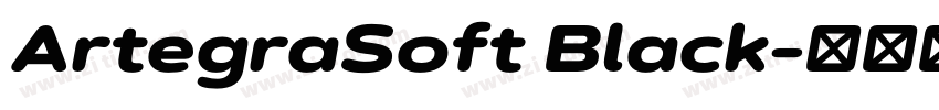 ArtegraSoft Black字体转换 ArtegraSoft Black字体转换